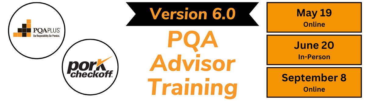 PQA Advisor Training Dates.